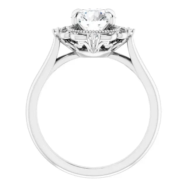 Diamond Solitaire Semi-Mount - Biggar Diamonds