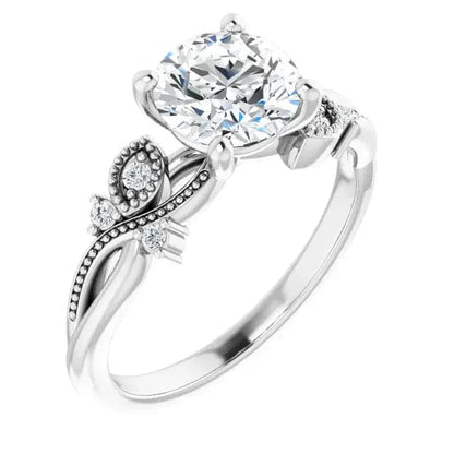 Diamond Solitaire Semi-Mount - Biggar Diamonds