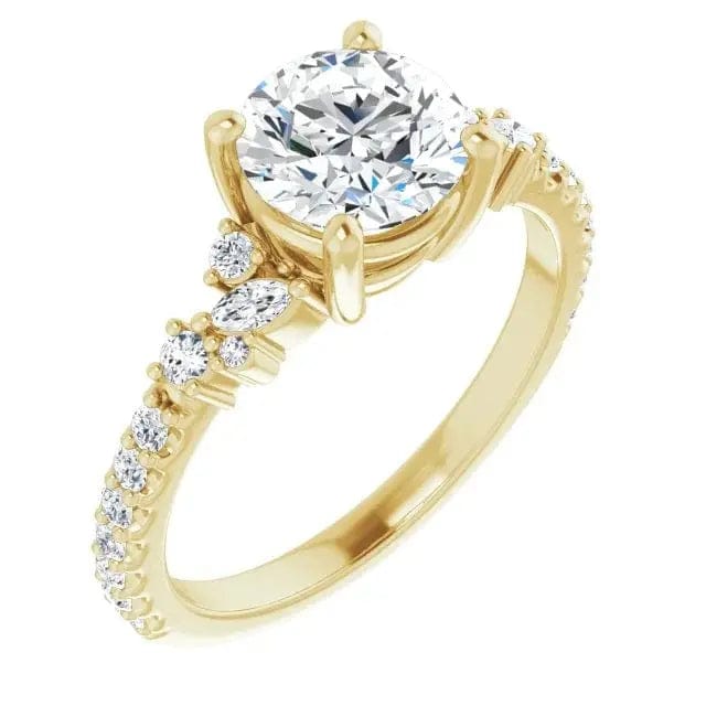 Diamond Solitaire Semi-Mount - Biggar Diamonds