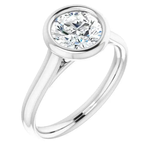 Diamond Solitaire Semi-Mount - Biggar Diamonds