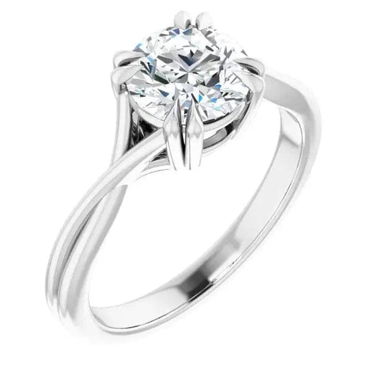 Diamond Solitaire Semi-Mount - Biggar Diamonds