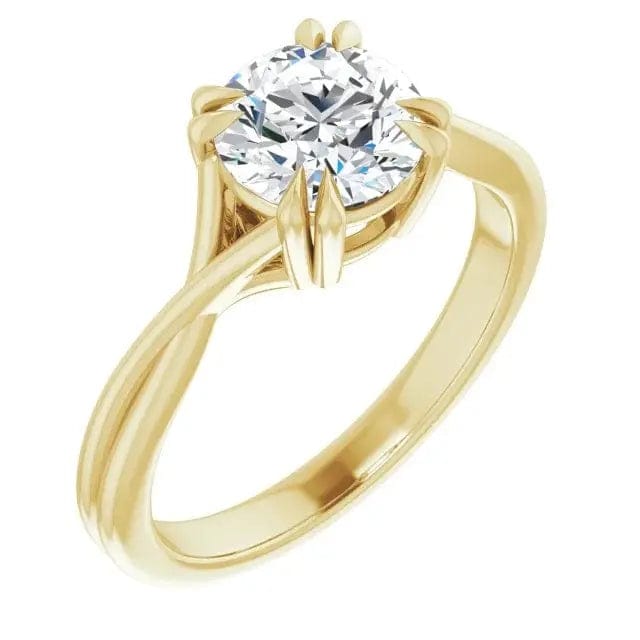 Diamond Solitaire Semi-Mount - Biggar Diamonds