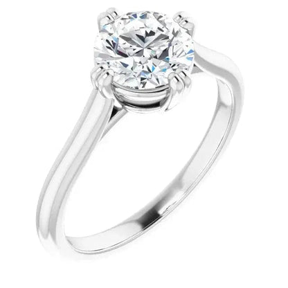 Diamond Solitaire Semi-Mount - Biggar Diamonds