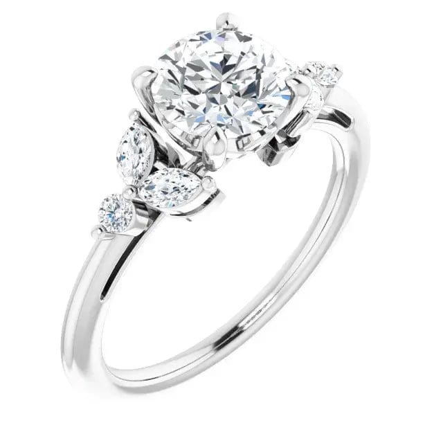 Diamond Solitaire Semi-Mount - Biggar Diamonds