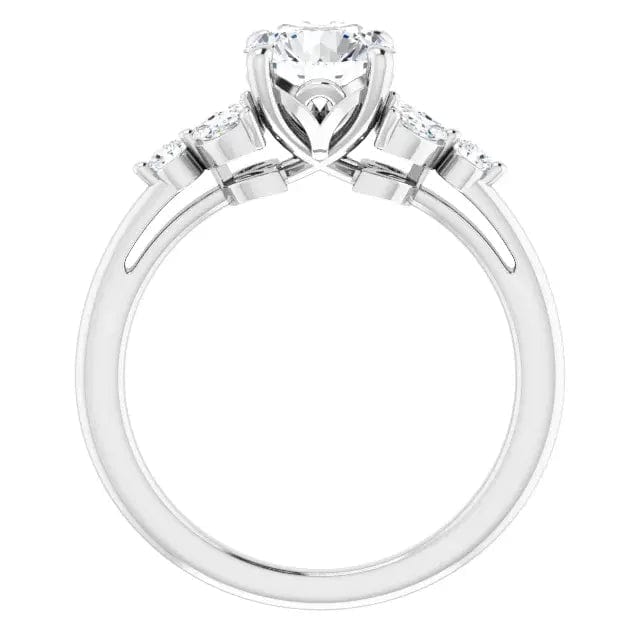 Diamond Solitaire Semi-Mount - Biggar Diamonds