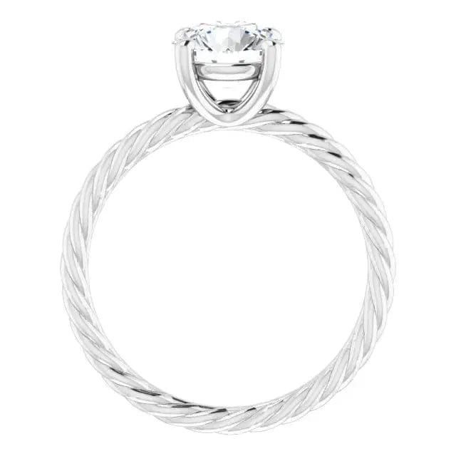 Diamond Solitaire Semi-Mount - Biggar Diamonds