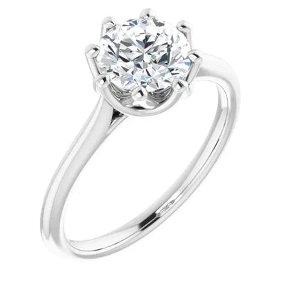 Diamond Solitaire Semi-Mount - Biggar Diamonds