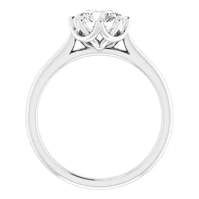 Diamond Solitaire Semi-Mount - Biggar Diamonds