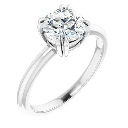 Diamond Solitaire Semi-Mount - Biggar Diamonds