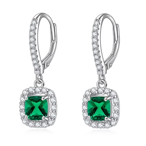 Sterling Silver + Cubic Zirconia Earrings