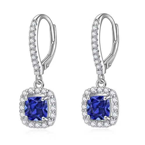 Sterling Silver + Cubic Zirconia Earrings