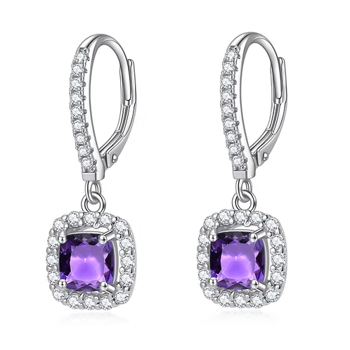 Sterling Silver + Cubic Zirconia Earrings