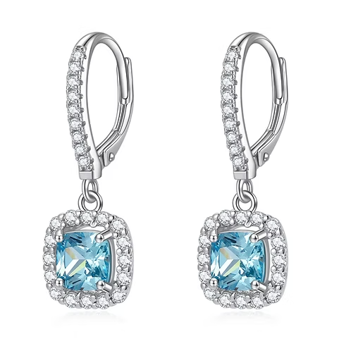 Sterling Silver + Cubic Zirconia Earrings