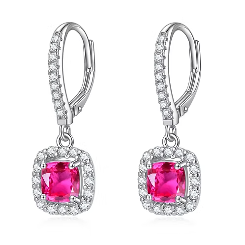 Sterling Silver + Cubic Zirconia Earrings
