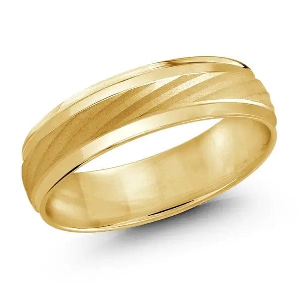 Men's Carved Wedding Band - Biggar Diamonds