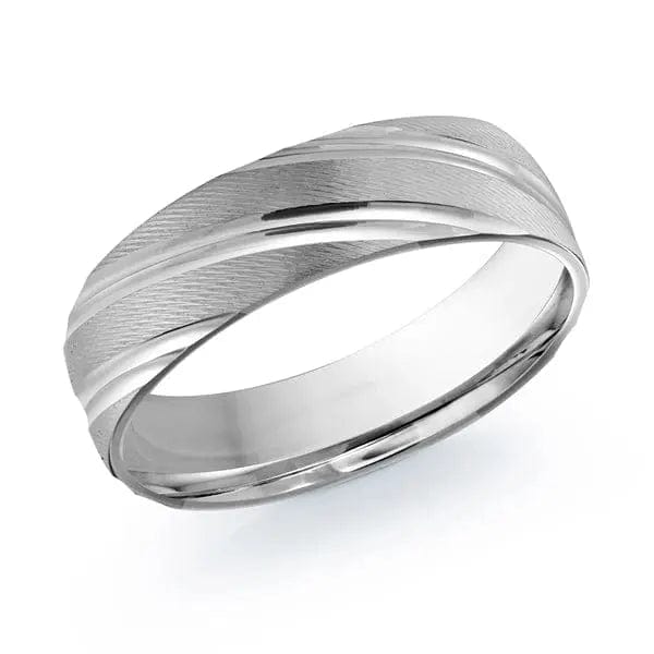 Men's Carved Wedding Band - Biggar Diamonds