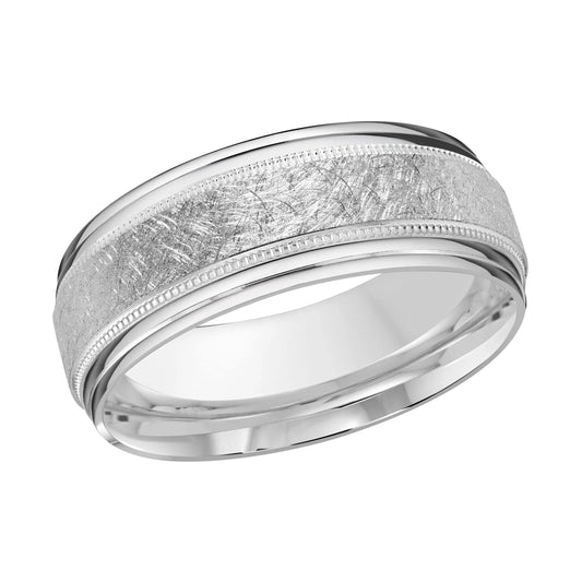 Men's Carved Wedding Band - Biggar Diamonds