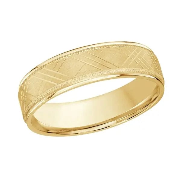 Men's Carved Wedding Band - Biggar Diamonds