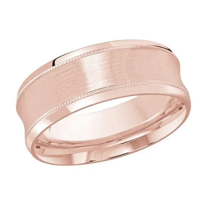 Men's Carved Wedding Band - Biggar Diamonds