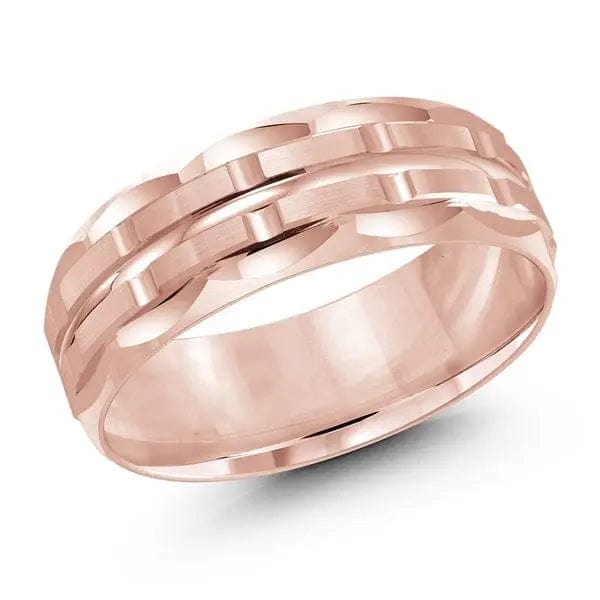 Men's Carved Wedding Band - Biggar Diamonds