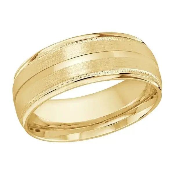 Men's Carved Wedding Band - Biggar Diamonds