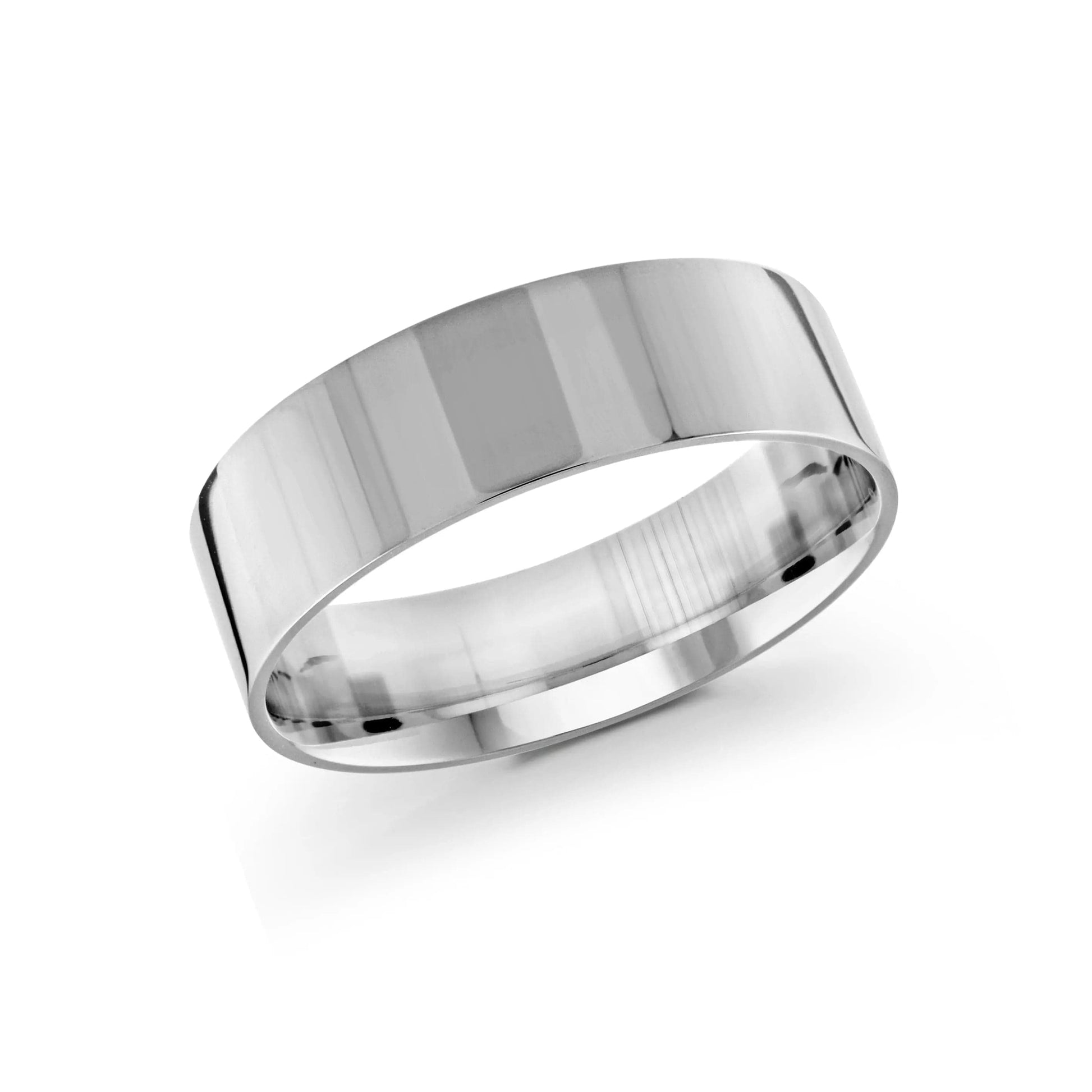 Men's Classic Flat Wedding Band - Biggar Diamonds