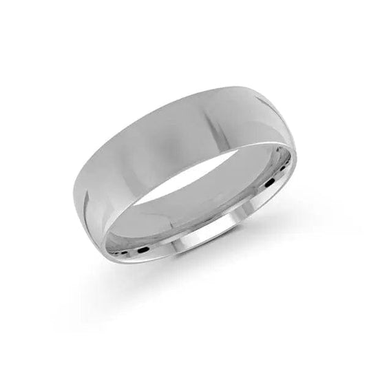 Men's Classic Half Round Wedding Band - Biggar Diamonds