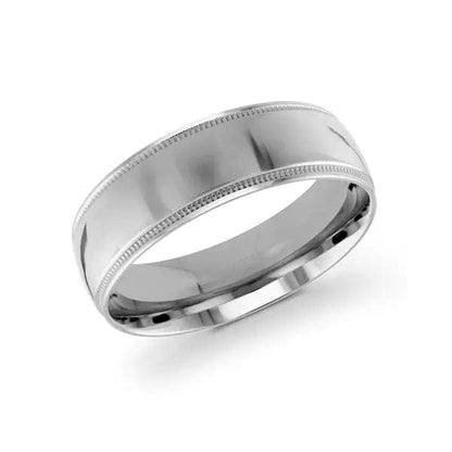 Men's Classic Milgrain Wedding Band - Biggar Diamonds