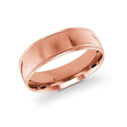 Men's Classic Milgrain Wedding Band - Biggar Diamonds