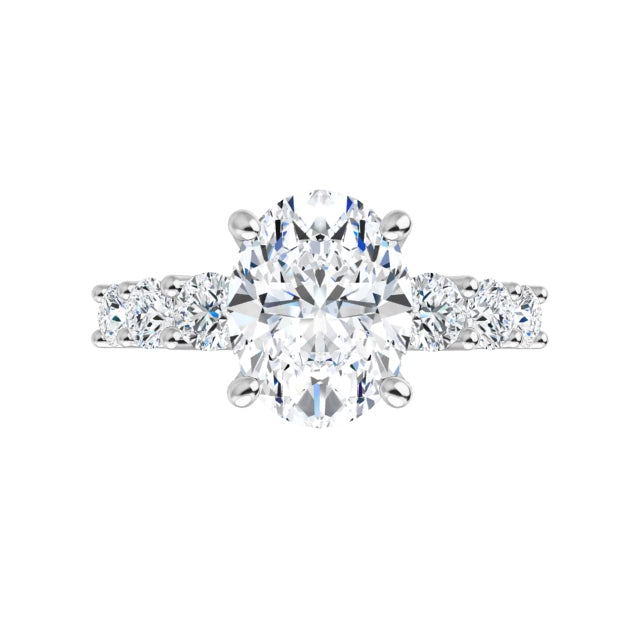 Accented Engagement Ring
