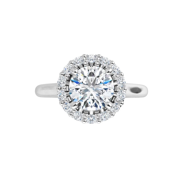 Halo Engagement Ring