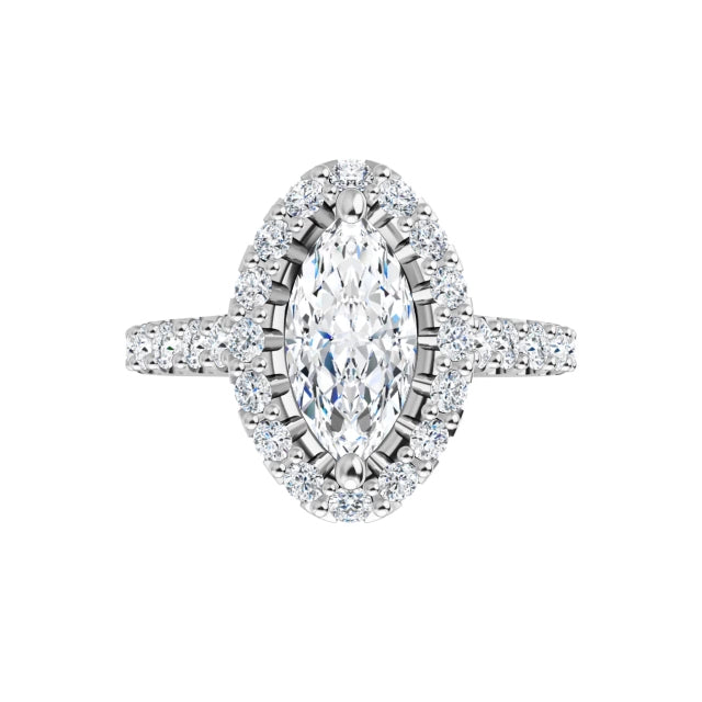 Halo Engagement Ring