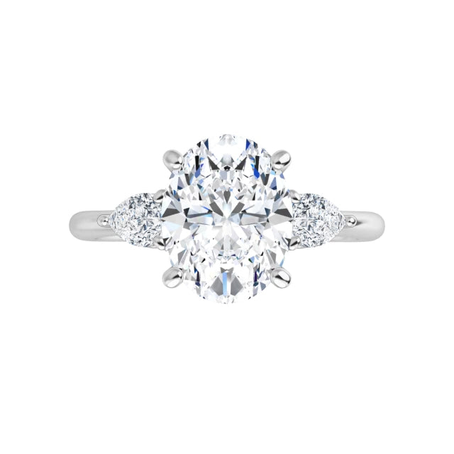 Accented Engagement Ring