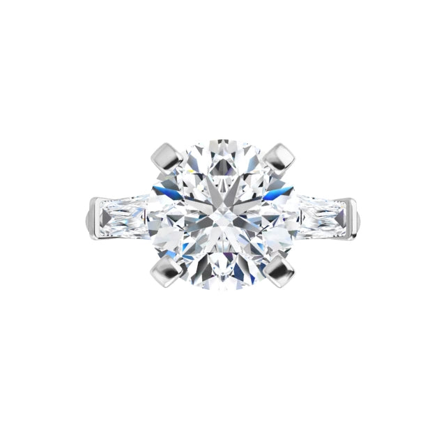 Accented Engagement Ring