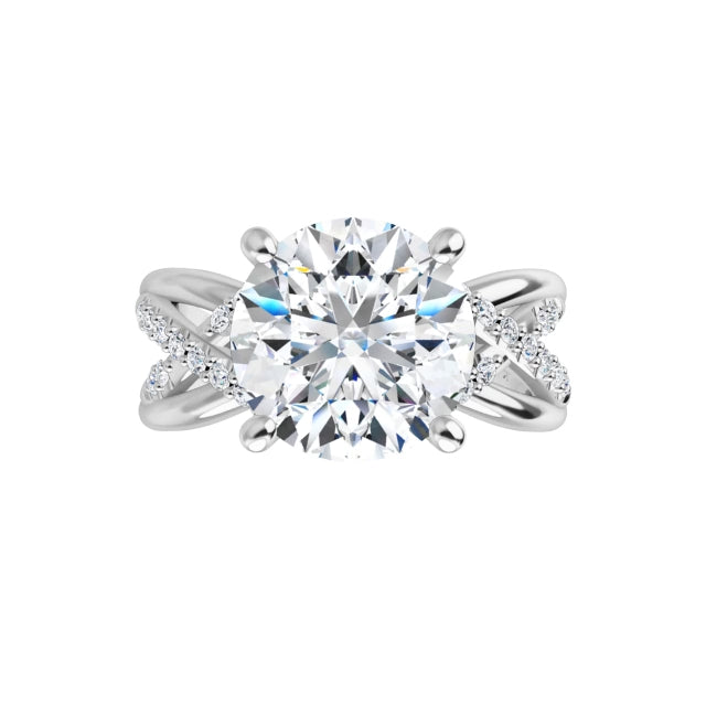 Accented Engagement Ring