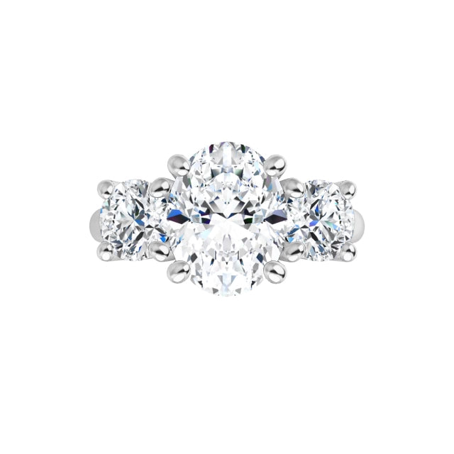 Accented Engagement Ring