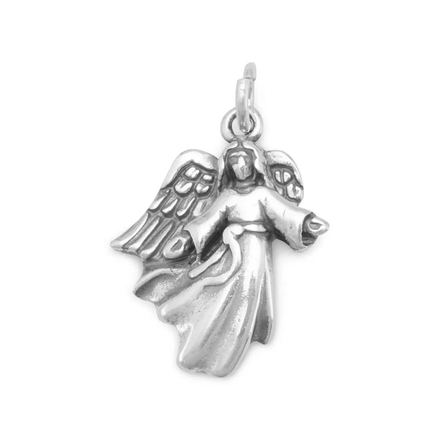 Sterling Silver Angel Pendant - Biggar Diamonds