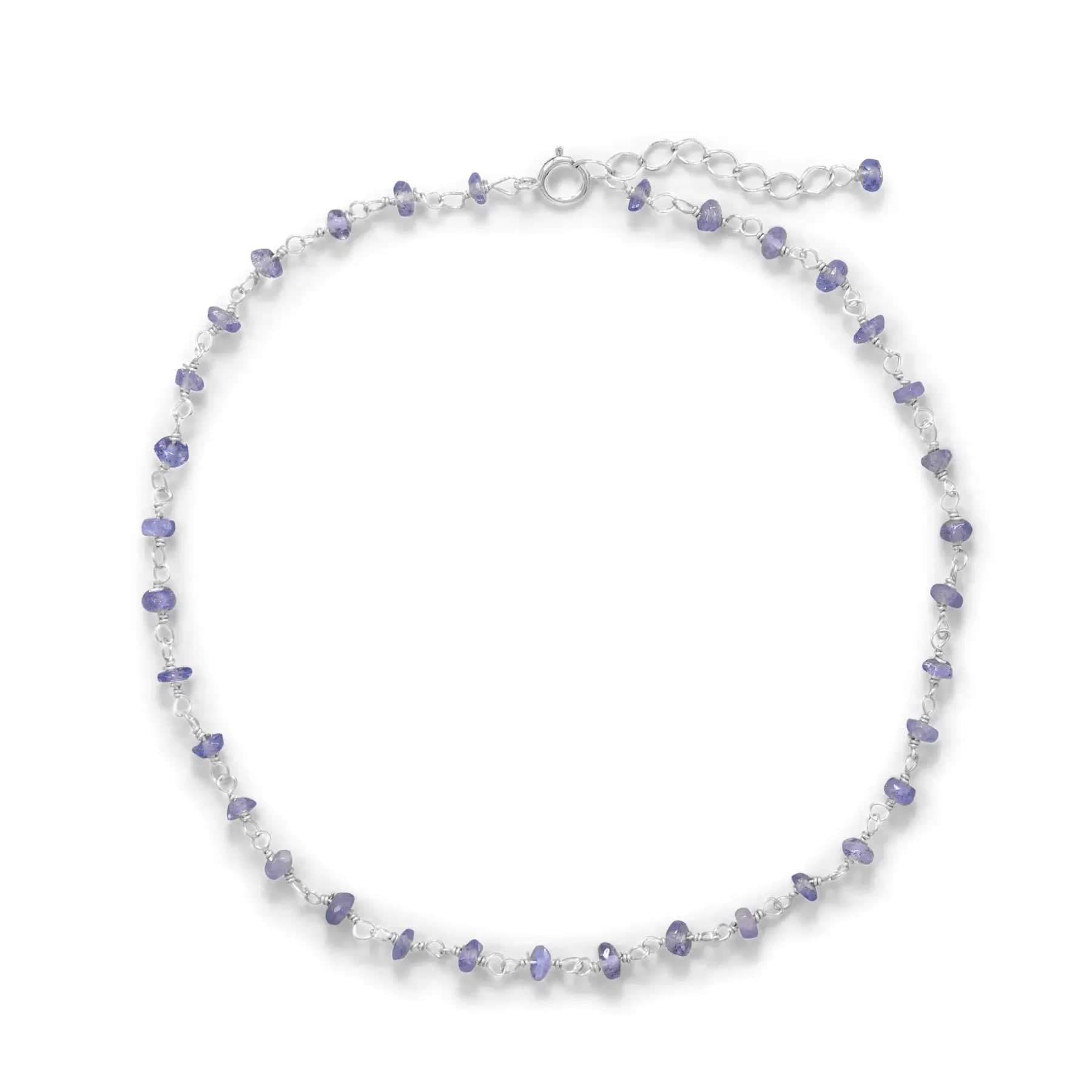 Sterling Silver Bead Anklet - Biggar Diamonds