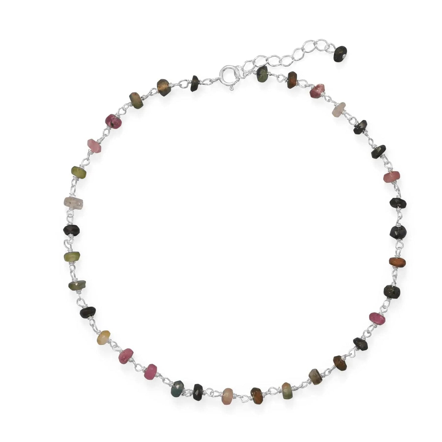 Sterling Silver Bead Anklet - Biggar Diamonds