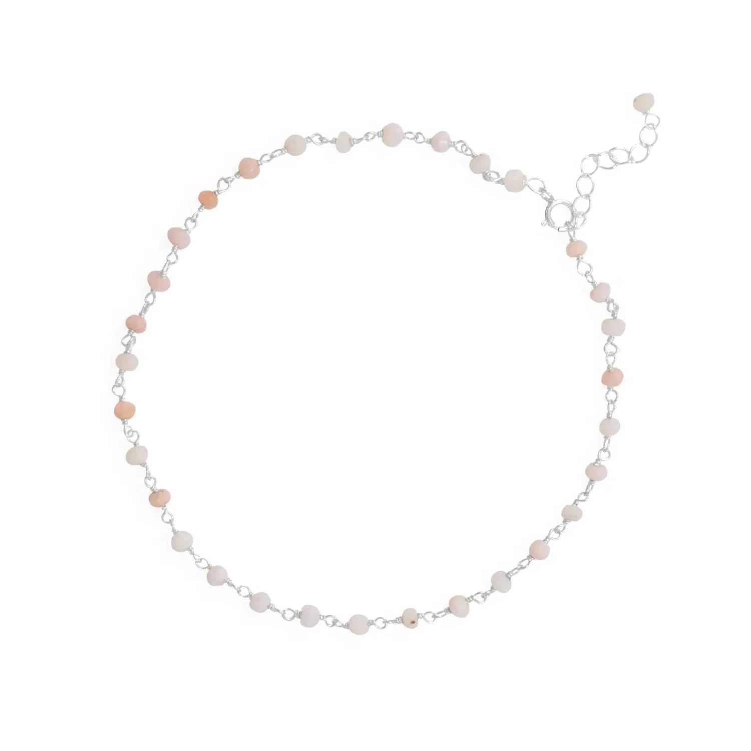 Sterling Silver Bead Anklet - Biggar Diamonds