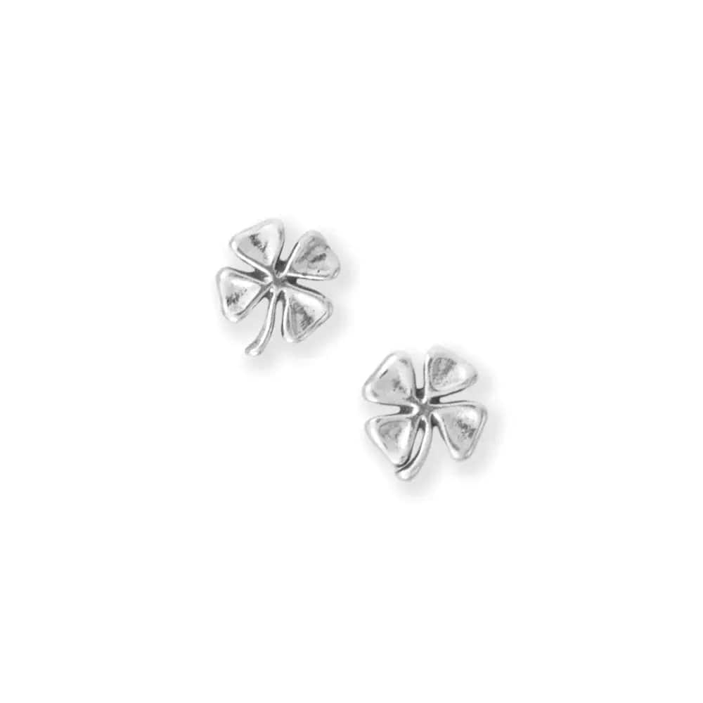 Sterling Silver Clover Earrings - Biggar Diamonds