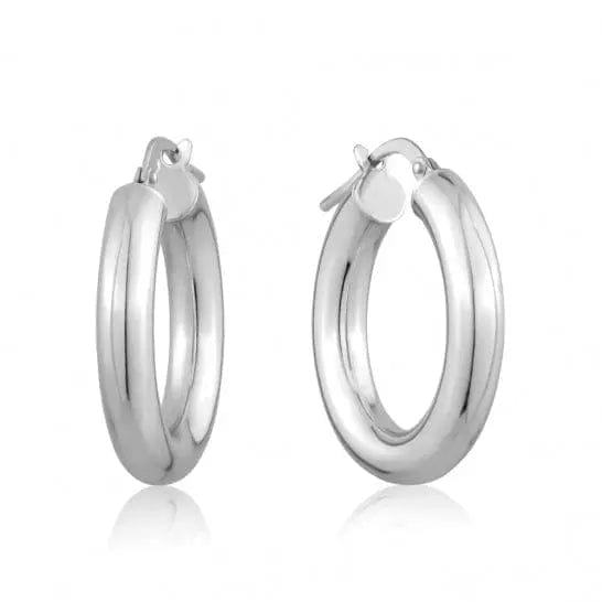 Sterling Silver Hooped Earrings - Biggar Diamonds