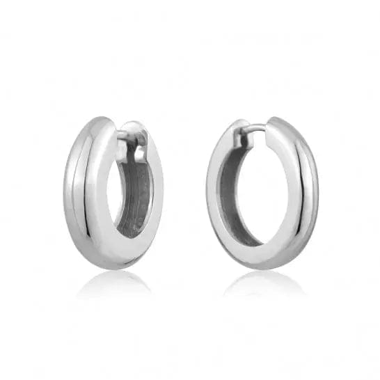 Sterling Silver Huggie Earrings - Biggar Diamonds