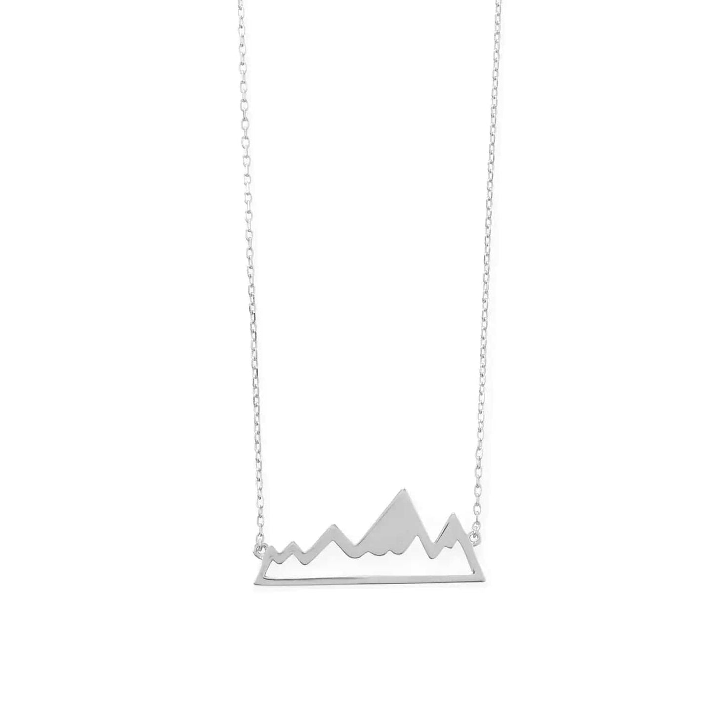 Sterling Silver Mountain Peaks Necklace - Biggar Diamonds